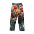 thumbnail image 2 of Fotbe Vibrant Bouquet Waterfall Men's Pajama Pants,Sleepwear Pants,Pj Bottoms Drawstring And Pockets-XX-Large, 2 of 7