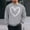 Gray(New), variant on Casual Crew Neck Long Sleeve Sweatshirts for Men Classic Loose Pullover with Fashion Valentine's Day Print