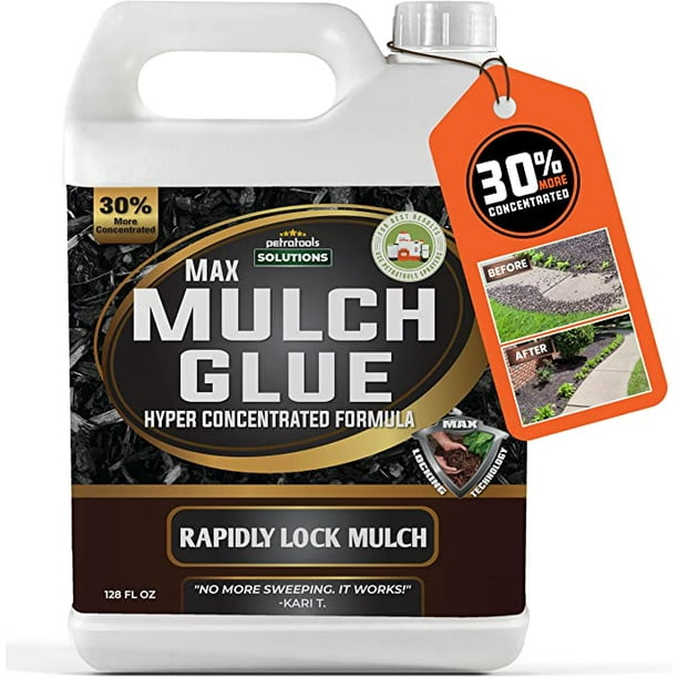 PetraTools Mulch Glue, Mulch Binder Glue, Small Gravel Binder, Landscape Adhesive, and Small