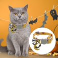 thumbnail image 2 of Nuevo Collar Para Disfrazar Gatos En Halloween Accesorios Para Mascotas Centrado En Halloween Calabazas Patrón De Esqueleto Collar Para Gatos Accesorios Para Mascotas, 2 of 4