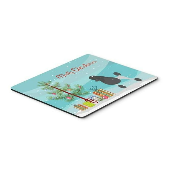 Carolines Treasures  Poodle Merry Christmas Tree Mouse Pad - Hot Pad or Trivet