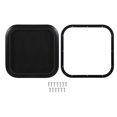 thumbnail image 2 of RV Window, 500 X 500mm Fixed RV Window Aluminum Alloy Frame Tempered Glass Waterproof  Window For Yacht, 2 of 8