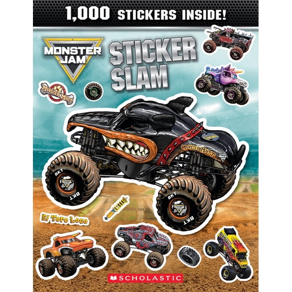 Monster Jam Sticker Slam, (Paperback)