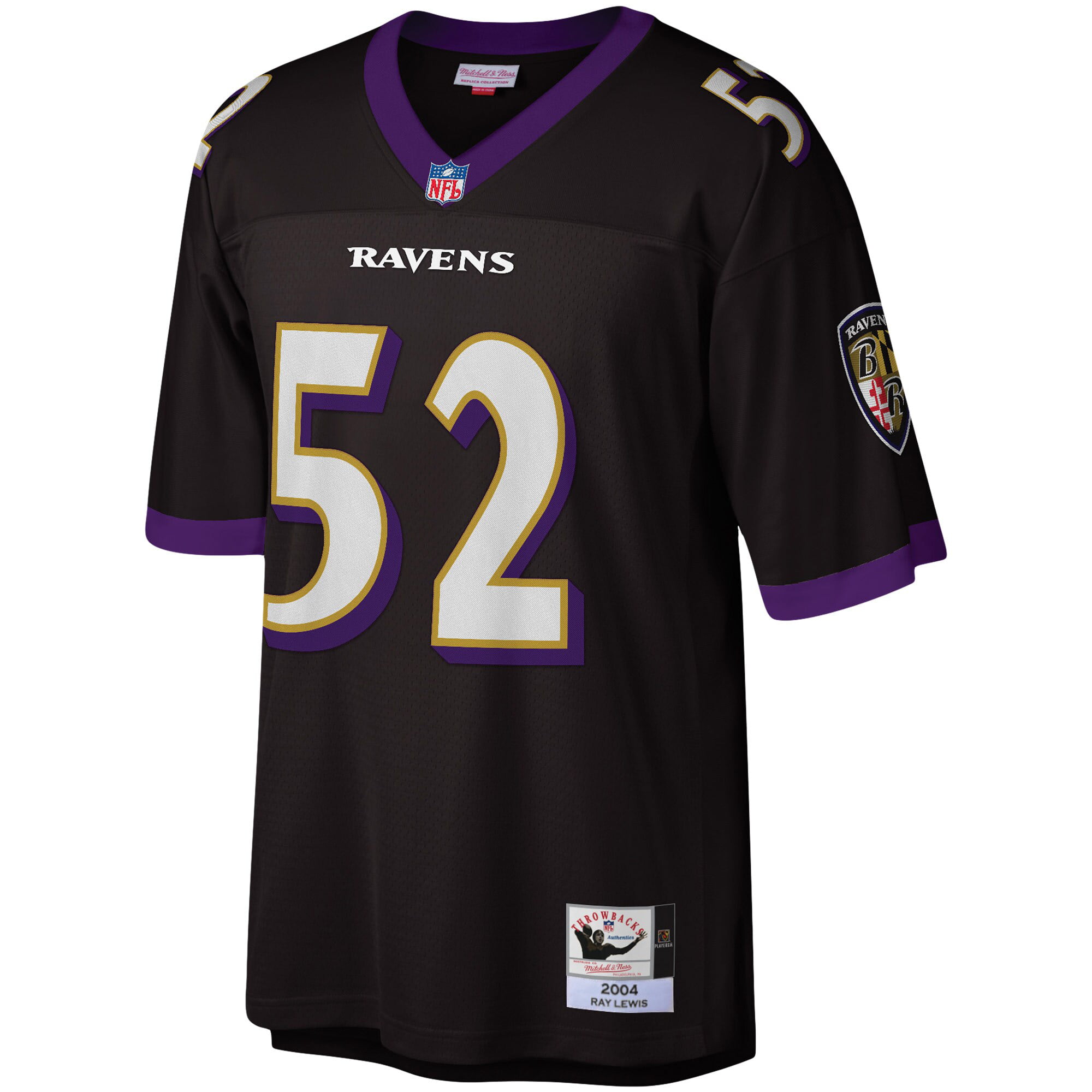 Ray Lewis Baltimore Ravens Mitchell & Ness Legacy Replica Jersey - Black
