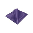 thumbnail image 1 of INSPIRE CHIC Men's Pocket Square Solid Color Handkerchiefs Self-folded For Wedding Party Dark Purple One Size, 1 of 4