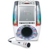 Singing Machine AGUA Dancing Water Fountain Karaoke System with LED Disco Lights and Wired Microphone, White