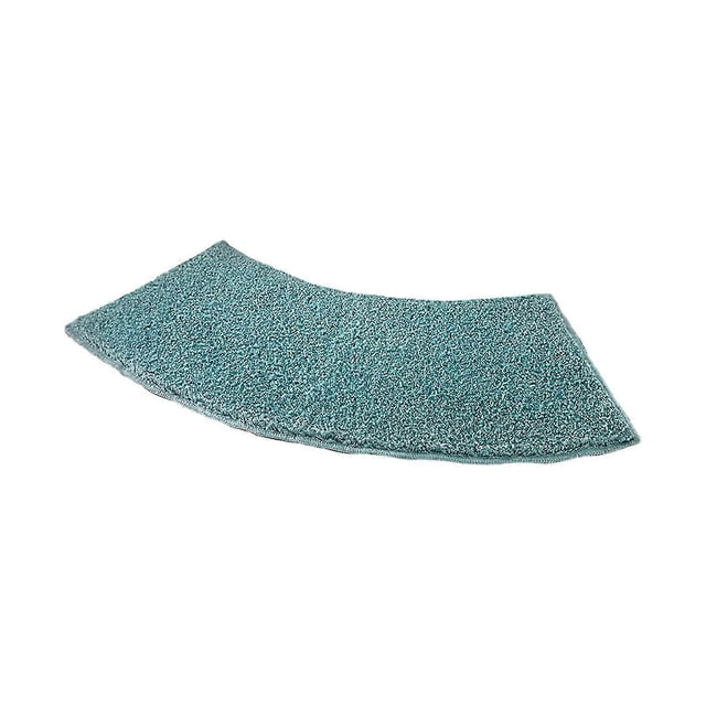 Bathtub Mat Curved Bath Mat Plush Water Absorbent Household Non Slip Bath Rug Shower Bath Mat for Living Room Laundry Room