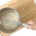 thumbnail image 5 of Prime 8-Inch Balloon Whisk, Stainless Steel Kitchen Whisk for Eggs, Batter & Small Batch Mixing, Heavy-Gauge Wire Whip with Weighted Handle for Control, 5 of 7