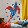thumbnail image 3 of RoomMates Superman Global Hero Peel and Stick Wall Decals, 3 of 5