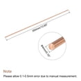 thumbnail image 2 of Uxcell 4mm Dia. 350mm Length Solid Copper Round Rod Lathe Bar Stock for DIY Craft, 2 of 4
