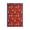 Red, variant on Joy Carpets Start Your Engines 5'4" x 7'8" Area Rug In Color Blue
