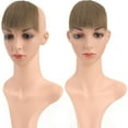 thumbnail image 4 of SEGO Clip in Hair Bangs 100% Human Hair Extensions Clip on Side Fringe with Natural Flat Neat Bangs with Temples for Women One Piece Hairpiece, 4 of 6
