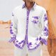 thumbnail image 1 of Camisas casuales para hombre, modernas y sencillas, para exteriores, de color azul, morado, verde y rosa, para hombre, tallas grandes, nuevo estilo 2024, 1 of 6