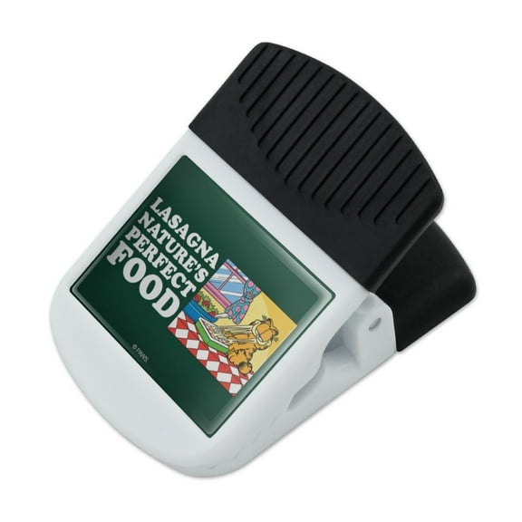 Garfield Lasagna The Perfect Food Refrigerator Fridge Magnet Magnetic Hanging Hook Note Snack Clip