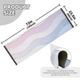 thumbnail image 5 of Yayeee Runner Rug for Bedroom 2'x6' Machine Washable Hallway Non Slip Mat, Light Blue Gradient, 5 of 8
