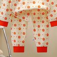 thumbnail image 4 of TOWED22 Fall Winter Outfit Infant Toddler 2Pcs Long Sleeve Graphic Pullover Top Round Neck Jogger Pants Cozy Clothes(Red,2-3 Y), 4 of 6