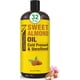 thumbnail image 1 of Aceite de almendras dulces prensado en frío puro Seven Minerals - Botella grande de 32 fl oz - Sin refinar y 100% natural - Para piel y cabello sin ingredientes añadidos - Aceite portador perfecto par, 1 of 6
