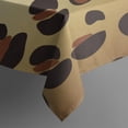 thumbnail image 5 of Gold and Brown Of Leopard Print Square Tablecloth,Waterproof Square Table Cover,Wipeable Spillproof Washable Table Cover for Home Kitchen Party Decor 42"X42"(107x107cm), 5 of 6