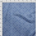 thumbnail image 3 of oneOone Cotton Poplin Medium Blue2 Fabric Geometric African Fabric For Sewing Printed Craft Fabric By The Yard 42 Inch Wide, 3 of 4