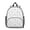 Baseballs Bats White, variant on Baseballs Blue Pattern Backpack for School, Cute School Bag with Adjustable Shoulder Straps and Padded Back, 13.8"x11.4"x6"