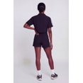 thumbnail image 4 of Women's Nylon Varsity Stripe Drawstring Waist Shorts, 4 of 4