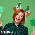 thumbnail image 4 of PMU St. Patrick's Day Headwear Decorations and Party Supplies - Green, White, Orange Irish Flag Boppers with Shamrock Costume Headband - Irish Costume, Party Accessory (1/pkg) Pkg/1, 4 of 7