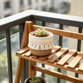 thumbnail image 4 of YYV Bohemian Polyester Woven Storage Basket Small Macrame Organizer with Tassels for Cosmetics Desk Bathroom Nursery Storage Boho Home Decor Gift for Her, 4 of 6
