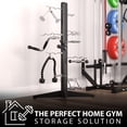 thumbnail image 5 of Synergee Cable Attachment Rack. Free-Standing Storage Rack. Multi-Use Storage Posts for Exercise Attachments., 5 of 6