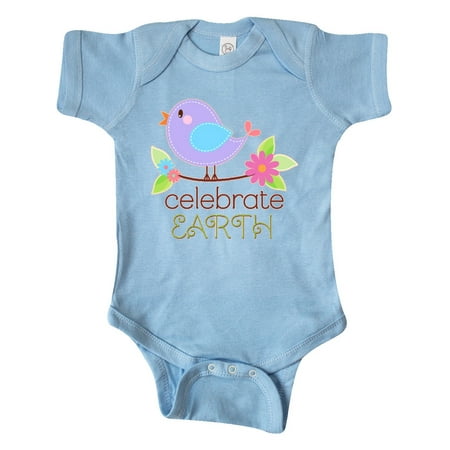 

Inktastic Celebrate Earth- singing bird Earth Day Gift Baby Boy or Baby Girl Bodysuit