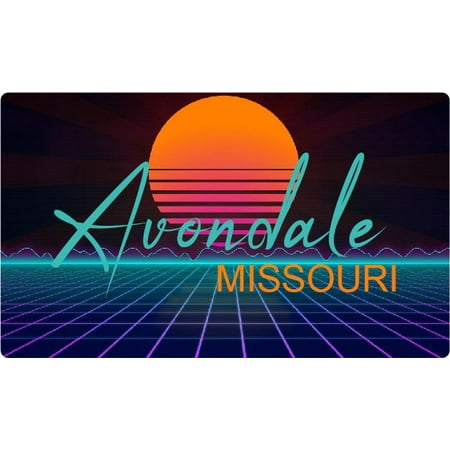 

Jefferson Louisiana 4 X 2.25-Inch Fridge Magnet Retro Neon Design