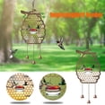 thumbnail image 4 of sruoe Bird Feeder, Hanging Bird Feeders Outdoor, Weatherproof Open Platform Bird Feeders, Decoration Wild Feeders for Outside, Garden, Patio, Yard, Deck, Plastic, 4 of 6