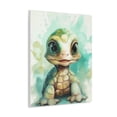 thumbnail image 1 of Watercolor Turtle Painting 4 - Nursery Collection - Bedtime Stories, 1 of 7