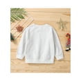 thumbnail image 3 of Qiylii Unisex Kid Christmas Sweatshirt Long Sleeve O-Neck Santa Cartoon Tops, 3 of 8
