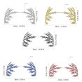 thumbnail image 4 of Bride Rhinestones Flower Headband for Women Nonslip Elegant Crystal Hairhoop for Wedding Party Proms Hair Styling Tool, 4 of 9