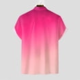 thumbnail image 3 of KaLI_store Going Out Tops Men's Muscle Fit Dress Shirts -Free Short Sleeve Casual Button Down Shirt AJ,M, 3 of 4