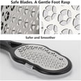 thumbnail image 2 of 4 Pcs Foot Files with Skin Catcher, Stainless Steel Foot Rasp Callus Remover Pedicure Feet Grater Foot Scrubber Dead Skin Remover for Feet, 2 of 5
