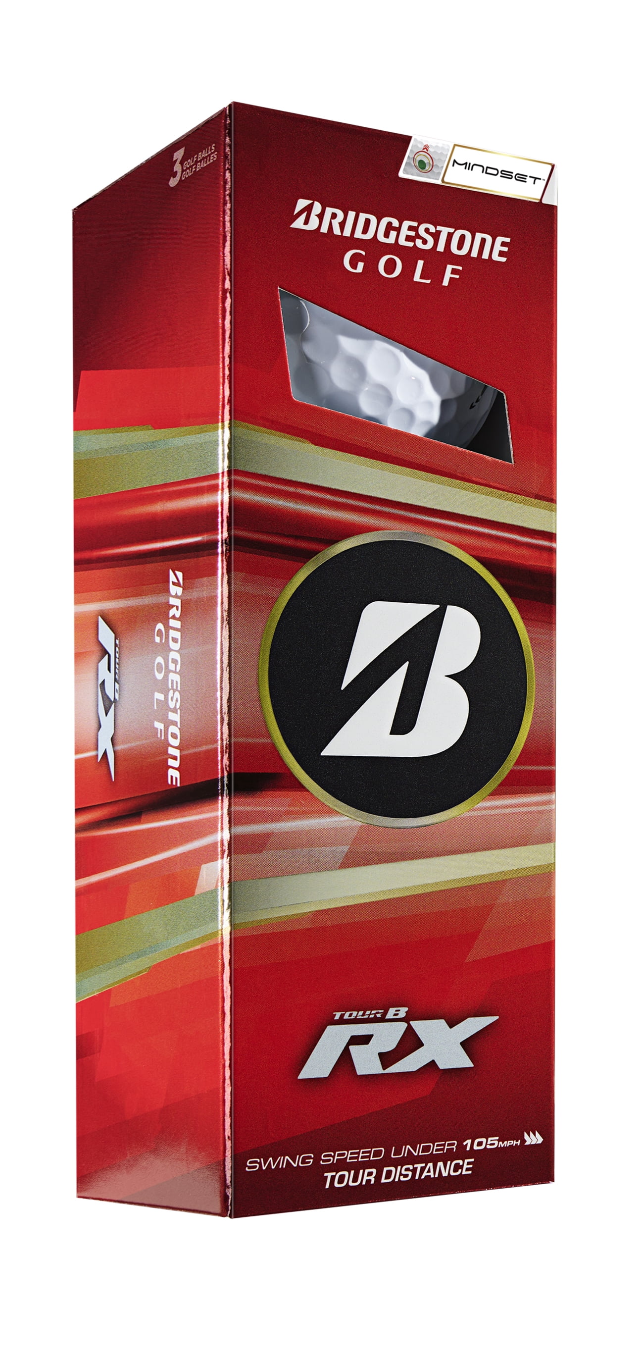 Bridgestone Tour B-RX Mindset Golf Balls (White, 12pk) 1 Dozen  2026 NEW