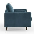 thumbnail image 2 of Pemberly Row Contemporary Performance Velvet Arm Chair in Ocean, 2 of 5