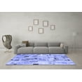thumbnail image 3 of Ahgly Company Indoor Rectangle Patchwork Blue Transitional Area Rugs, 6' x 9', 3 of 4