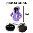 thumbnail image 3 of Car Gear Shift Knob Hoodie, Hoodie Car Gear Shift Cover, Hoodie For Car Shifter, Universal Fit Knob Cover, Automotive Interior Accessories -Pink, 3 of 9