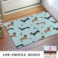 thumbnail image 3 of Dachshund Footprint Bone Door Rugs,Washable Non Slip Door Mats Indoor,Decorative Door Mats,Entry Mat Indoor for Entrance,Bedroom,Kitchen,Bathroom,16"x24", 3 of 6
