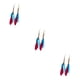 thumbnail image 4 of Guardurnaity 2 uds pendientes cadena bohemio borla pendiente largo Retro pantalla ocio Casual joyería accesorios elegante para mujer Type1 NO1, 4 of 6