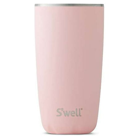 S'well Vacuum Insulated Stainless Steel Takeaway Tumbler, Pink Topaz, 10 oz
