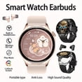 thumbnail image 2 of 2-in-1 TWS Smart Watch & Earbuds, 1.43" AMOLED Display, Fitness Tracker for Android iOS, Long Battery Life, Smartwatch for Men Women, Activity Monitor, 2 of 14