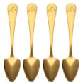 thumbnail image 1 of Coofit 4PCS Fruit Spoon Sawteeth Stainless Steel Spoon Flatware Spoon for Grapefruit, 1 of 10