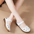 thumbnail image 6 of Wensltd Women's Flat Casual Shoes Fashion Solid Color Breathable Round Toe Closed Toe Slip-on Shoes Beige, 6 of 9