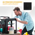 thumbnail image 4 of Printer Heat Bed Sticker Pc Black 3D Printer Accessory 1Pack 11.79X11.79X0.04in, 4 of 9