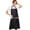 Black, variant on DOVACKA Waterproof Bleach-Proof Hair Stylist Apron, PU Coated with Pockets, Professional Barber Apron for Men Women, Cosmetologist Dog Grooming Dishwashing, Black