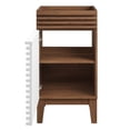 thumbnail image 3 of Modway Render 17" Particleboard Laminate Bathroom Vanity Cabinet in White/Walnut, 3 of 6