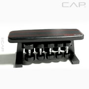 CAP Deluxe Exercise Training Flat Bench with Dumbbell Storage (Weight Capacity 600lb)